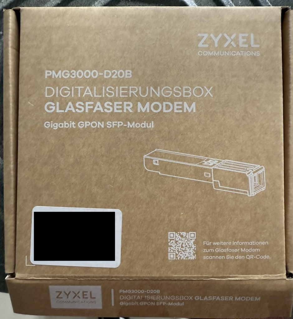 Zyxel PMG3000-D20B SFP-GPON-Modul