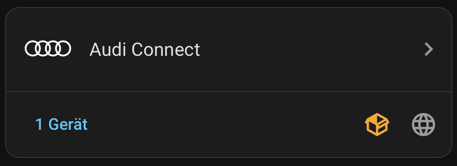 Home Assistant Audi Connect