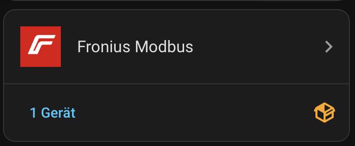 Home Assistant Fronius Modbus