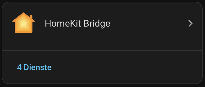 Home Assistant HomeKit Bridge