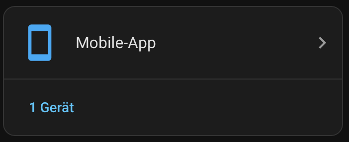 Home Assistant Mobile App