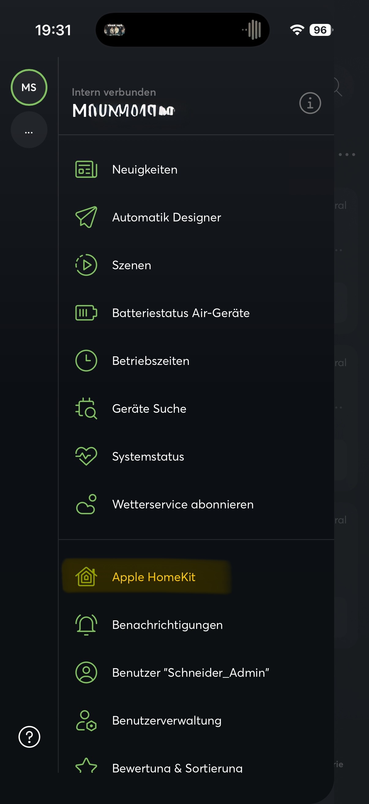 Loxone Apple HomeKit Integration
